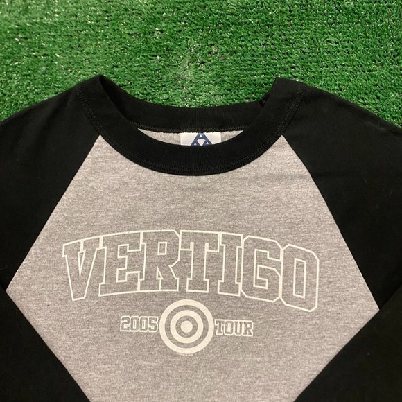 U2 Vertigo Tour Vintage Rock Band Raglan T-Shirt - Picture 2 of 5